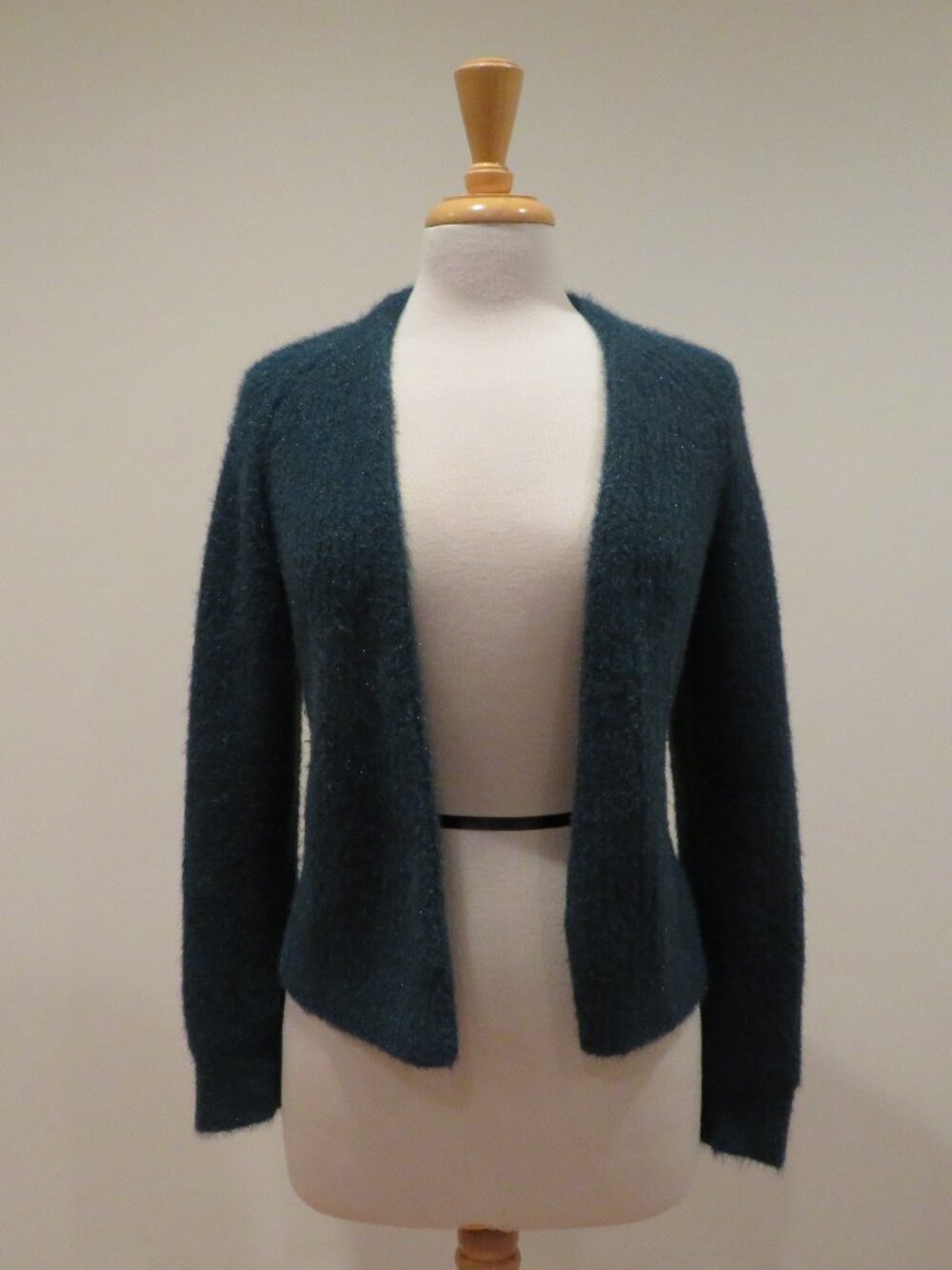 Anthropologie Sleeping on Snow Teal Cardigan Sweater